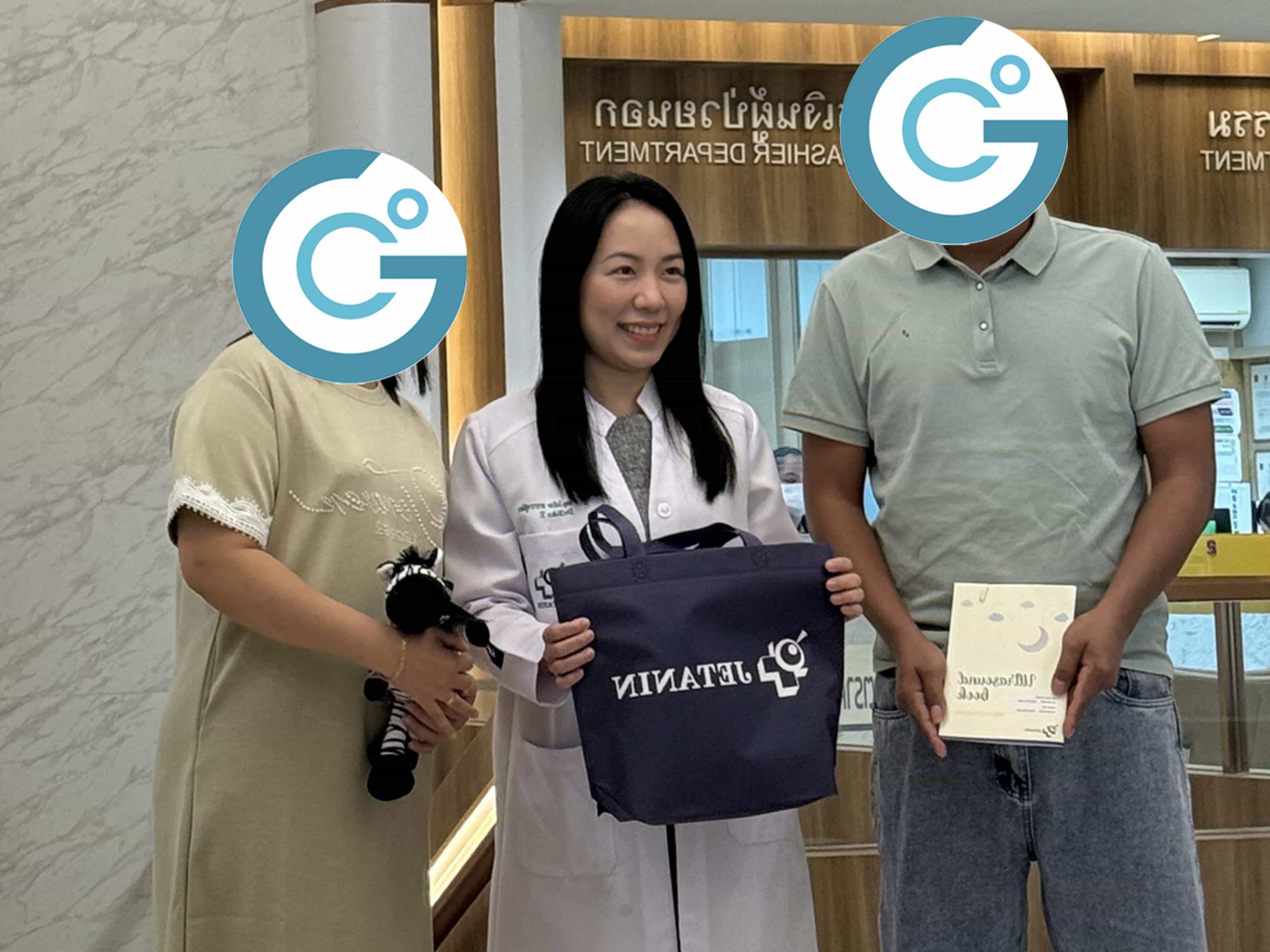 After 8 years of failed attempts due to ovarian decline at 35, Ms. Lin finally achieved a successful pregnancy through IVF in Thailand!