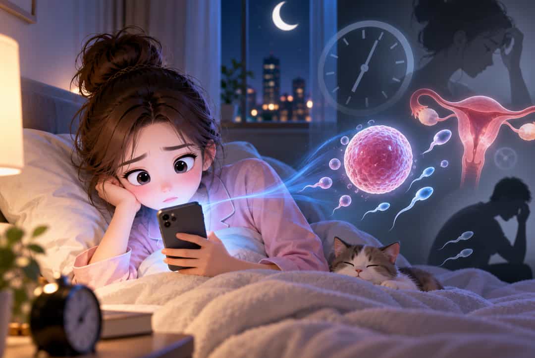 睡前还在刷手机？备孕和做试管的人，真正该警惕的可能是这束光